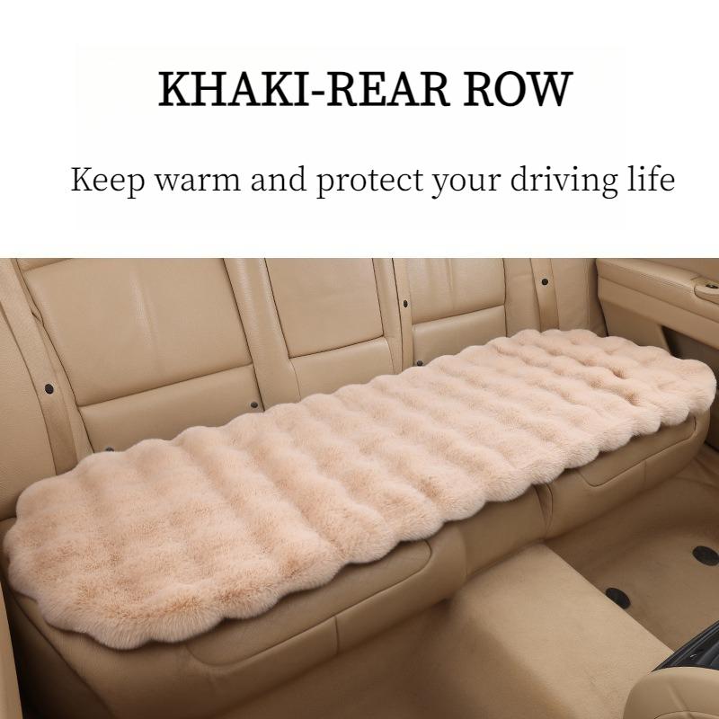 Plush Car Seat Cushion Set All-Season Soft Foam Padding with Thermal Insulation & Non-Slip Design Fit for Cars, SUVs, Trucks Winter & Everyday Use