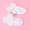 Newborn Baby Cotton Socks Lace Princess Combed Socks for Girls Infant Babe Socks