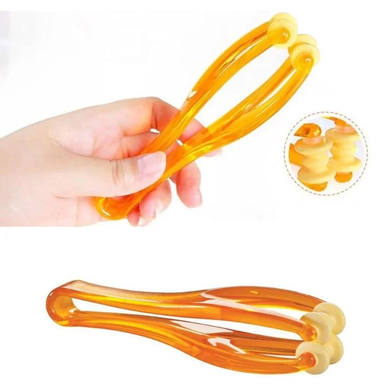 1Pc Hand Roller Massager Hand Acupuncture Points Handheld Massage Relieve Finger Fatigue Relieve Blood Circulation Massage Tool