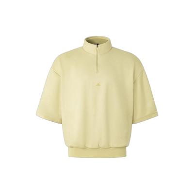 Die 2024 Kollektion Kapitel 01 Basketball Sport Einfarbig Kurzarm Pullover Sweatshirt Unisex Oberteile Gold IN7713