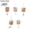 Hohle geschnitzte Holzlaterne DIY-Schnitzset, quadratische Handwerkskunst im chinesischen Stil für das Mittherbstfest, Kinder und Erwachsene, Bastelmaterial-Set, Mittherbst-Handarbeit