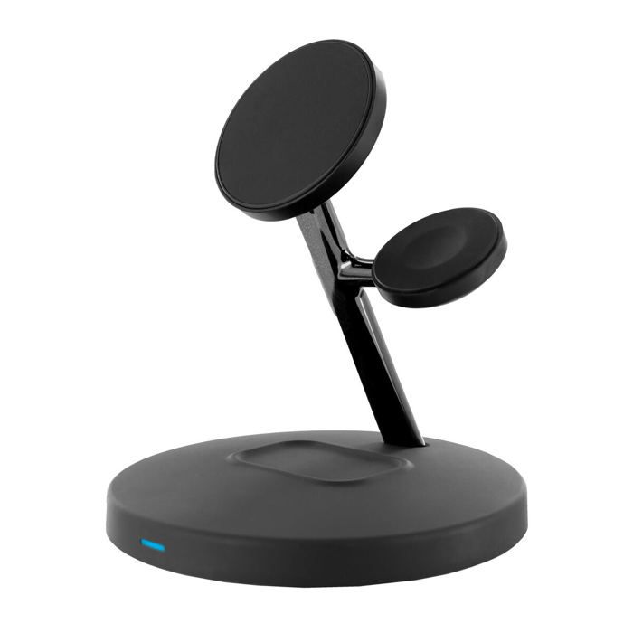 Bezdrátová nabíječka - BIGBUY - APH-MWC3 - Černá - Kompatibilní s Qi - Minimalistický design