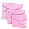 Antique Styles Brocade Jewelry Storage Pouch Portable with Closure for Earring and Rings Organization Secure Keeping