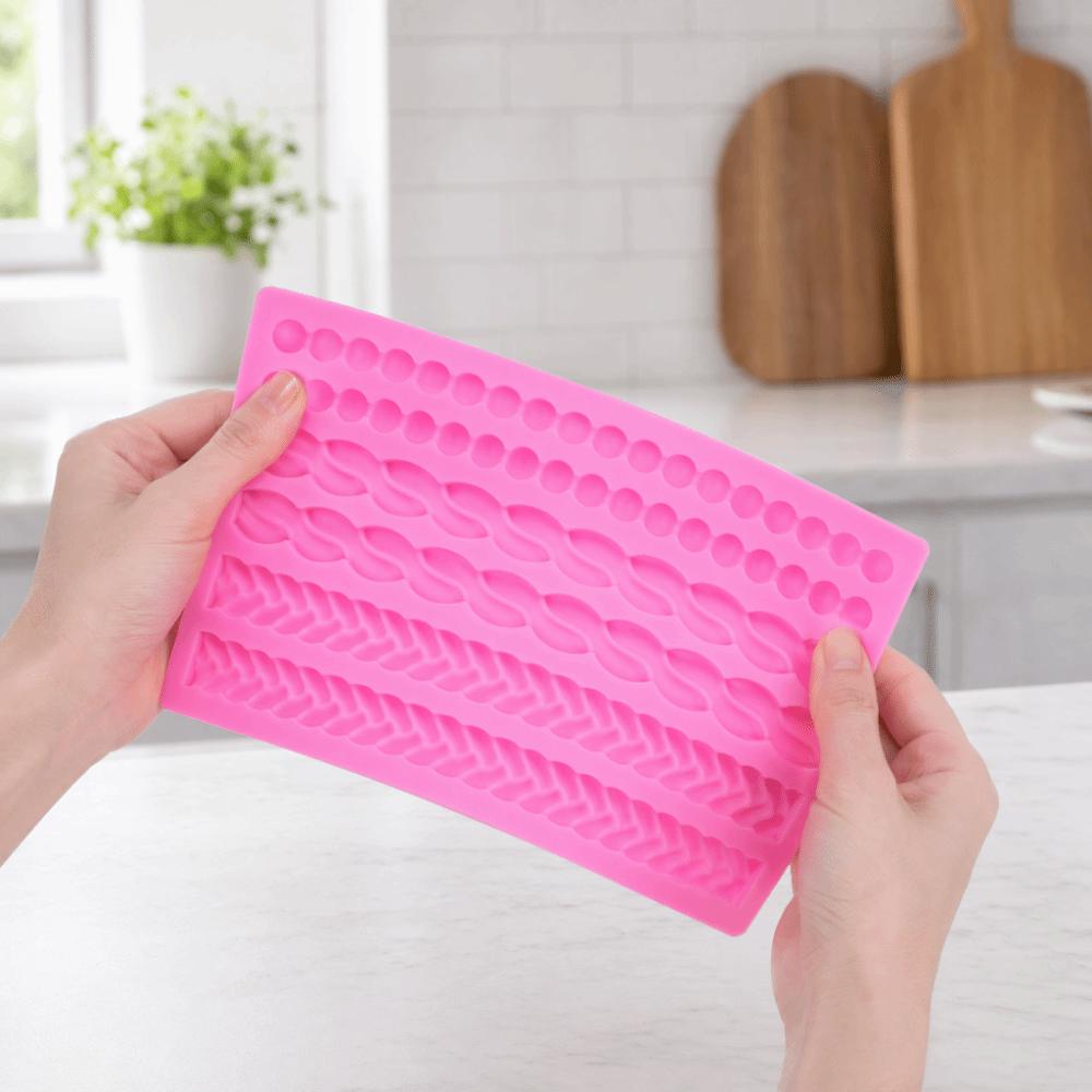 Pearl Bead Silicone Mold 3D Dimensional Baking Mold Chocolate Cake Mold Dessert Borders