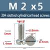 Yigu 304 Stainless Steel Slotted Pan Head Screws M1.6-M10
