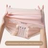 Ladies Spring and Autumn High Waist Abdominal Bacteriostatic No Trace Extended Crotch Triangle Briefs