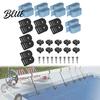 Heavy Duty Solar Reel Hardware Cover Attachment Kit Pool Strap And Clip Adjustable Fasteners Tube Fastening Kit for Inground Swimming Maintenance