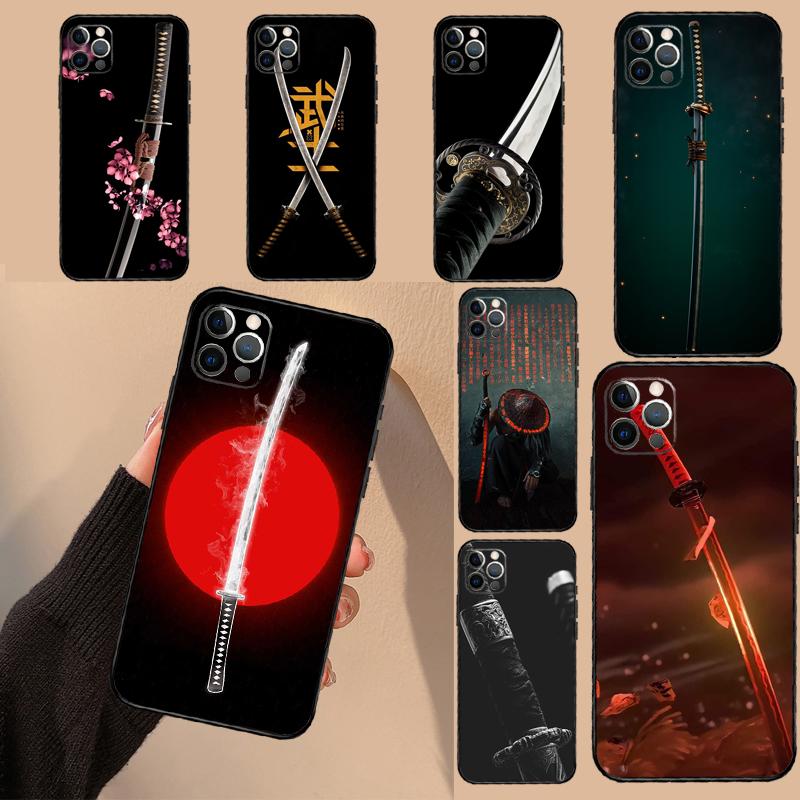 Japan Samurai Katana Soft Case For Samsung Galaxy S25 Ultra S21 S22 S23 S24 Plus S9 S10 S20 FE S24 FE Phone Cover
