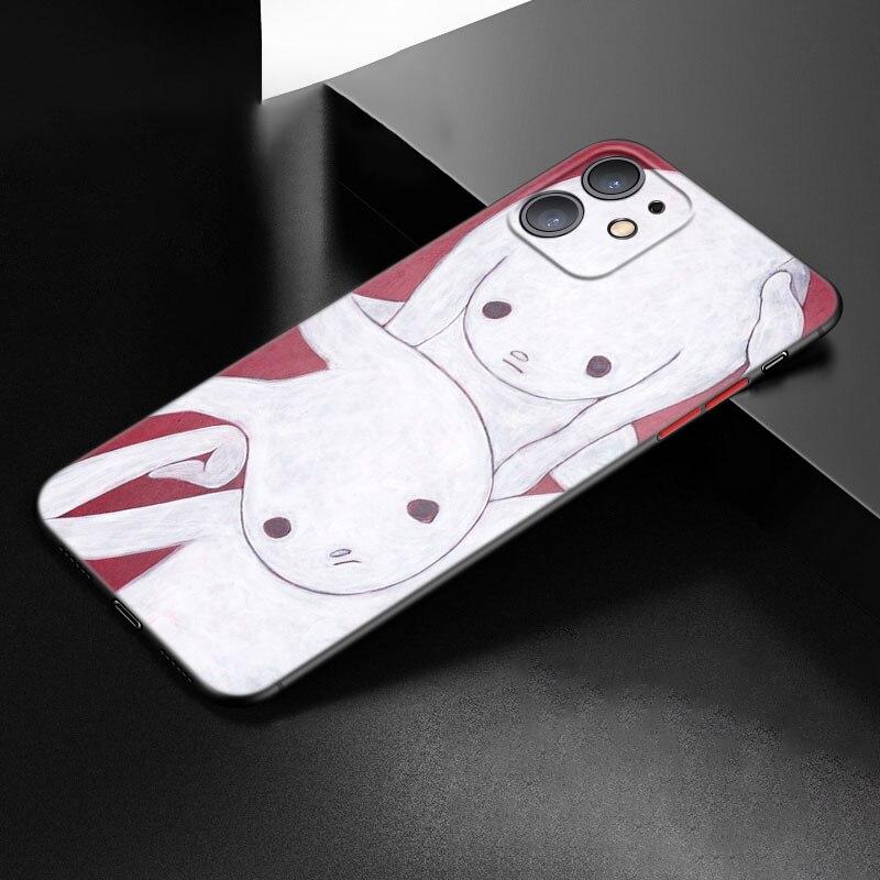 Aya Takano Phone Case For Apple iPhone 12 13 Mini 11 Pro Max XR X XS MAX 8 7 6S 6 Plus SE 5S 5 2020 Soft TPU Black Cover