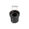 Uxcell 6mm Shaft Hall Knob for Speaker Effect Pedal Amplifier Black Potentiometer Knob 10pcs Black