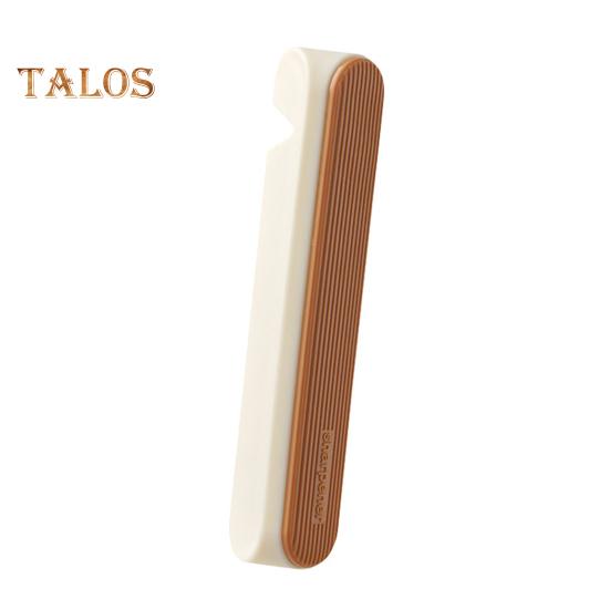 

Допоміжний інструмент із точилкою Подовжений затиск для безпечного рубання Багатофункціональний різак Точилка Захист для рук Аксесуар для кухонного різака помаранчевий