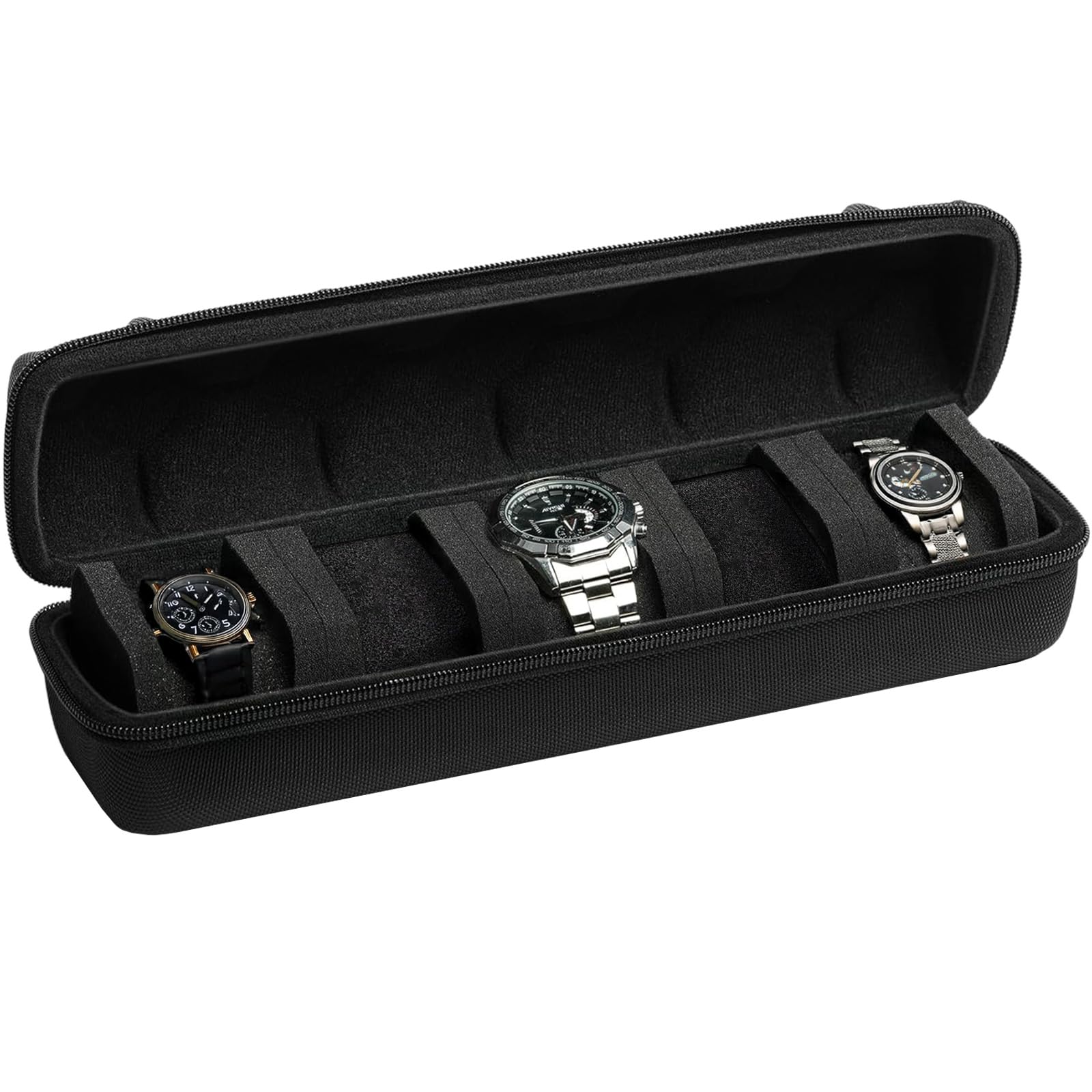 Жесткий кейс Mocamoro из EVA для 5 часов, Портативная коробка для хранения коллекции часов, Подарок для мужчин
