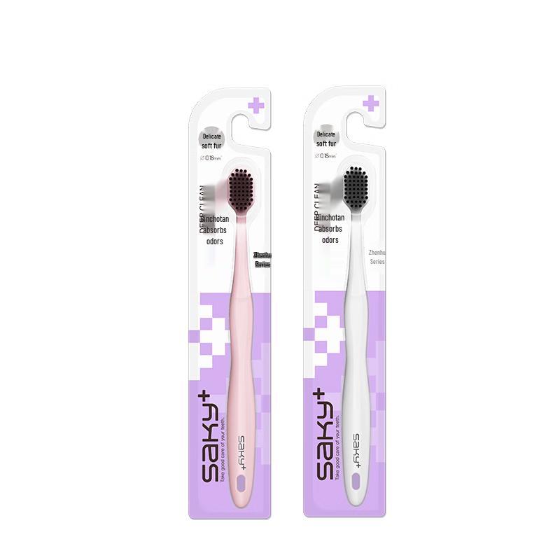 Shuke Wide Head Charcoal Toothbrush