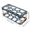 Plastic Egg Storage Container Reusable Refrigerator Egg Tray Organizer Secure Fit for Standard Chicken Eggs Prevents Collision