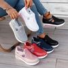 [Breathable Women's Sneakers] Comfortable & Breathable Women's Knit Low-Top Casual Sneakers | Slip-On Flat Shoes with Closure