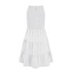 Women's Fashion Sleeveless Shoulder Straps Solid Color Hem With Pockets Casual Dresses