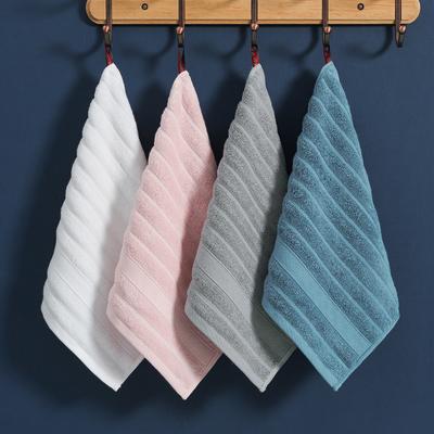 4Pack Super Soft Cotton Washcloths, Contemporary Square Hand Towels Space Themed Absorbent Facial Cloths,Multipurpose Woven Washcloths,454 GSM