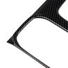 A03E-For Nissan Frontier -2024 Center Console Gear Shift Cup Holder Panel Cover Trim Accessories ,ABS Carbon Fiber