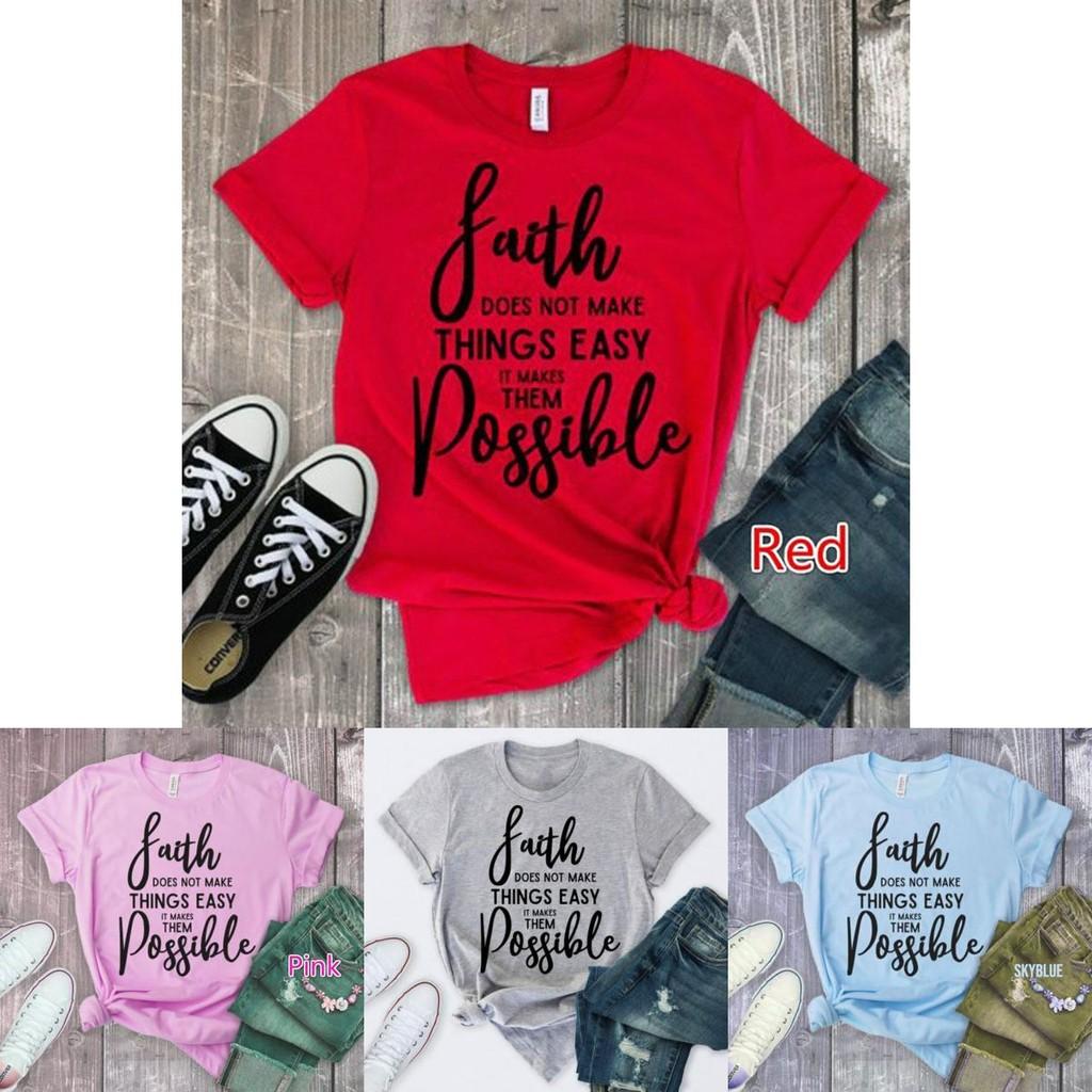 Stylish And Comfortable Women Summer Fashion Christian T-shirt Casual Plus Size