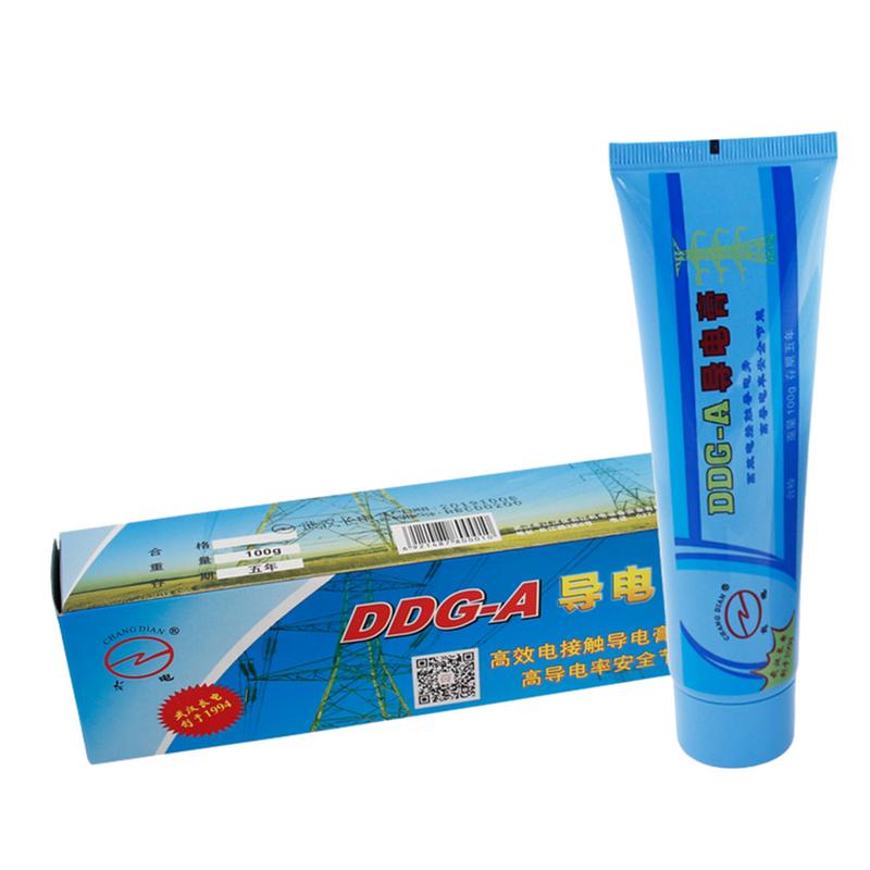 Black Dielectric Silicone Grease 100g Electrical Contact Lubricant Grease Conductive Paste for Electrical and Automotive