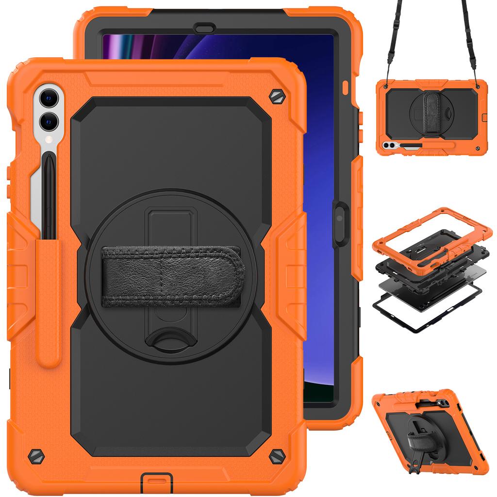 Case For Galaxy Tab S10 Lite S9 FE S8 S7 SM-X400 X406 X520 X526 X510 X516 X710 716 X700 706 T870 876 With Screen Protector Cover