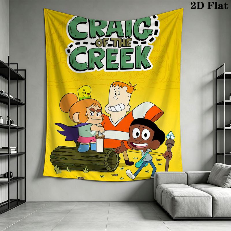 Craig of the Creek Pattern Home Decor Tapestry, Wall Hanging, Decorative RV Wall Cloth.SGT0917022