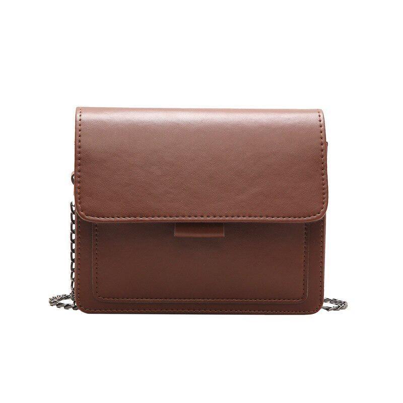 New Small Bag Women's 2023 Spring New Fashion INS Trendy Wide Shoulder Strap Small Square Bag Retro One Shoulder Crossbody Bag