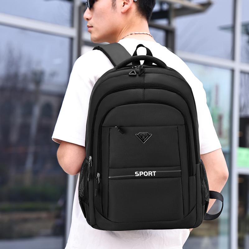 Casual Laptop Backpack with Large Compartment –  School Bag for Men Women, Ideal for Campus and Travel