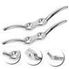 iplusmile Durable Stainless Steel Dock Deck Rope Cleats Set of 2 Marine Yacht Anchor for Watercraft Garage Multi-Purpose Use