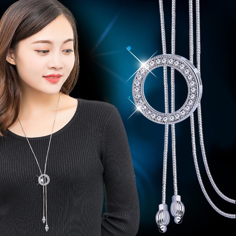 Beautifully Korean Crafted Geometric Necklace For Women Ideal For Fall And Winter