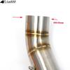 51mm Motorcycle Exhaust Middle Link Pipe for Honda CBR500R CB500X CBR400R CB400X Connect Pipe 2015 2016 2017 2018 2019-2022