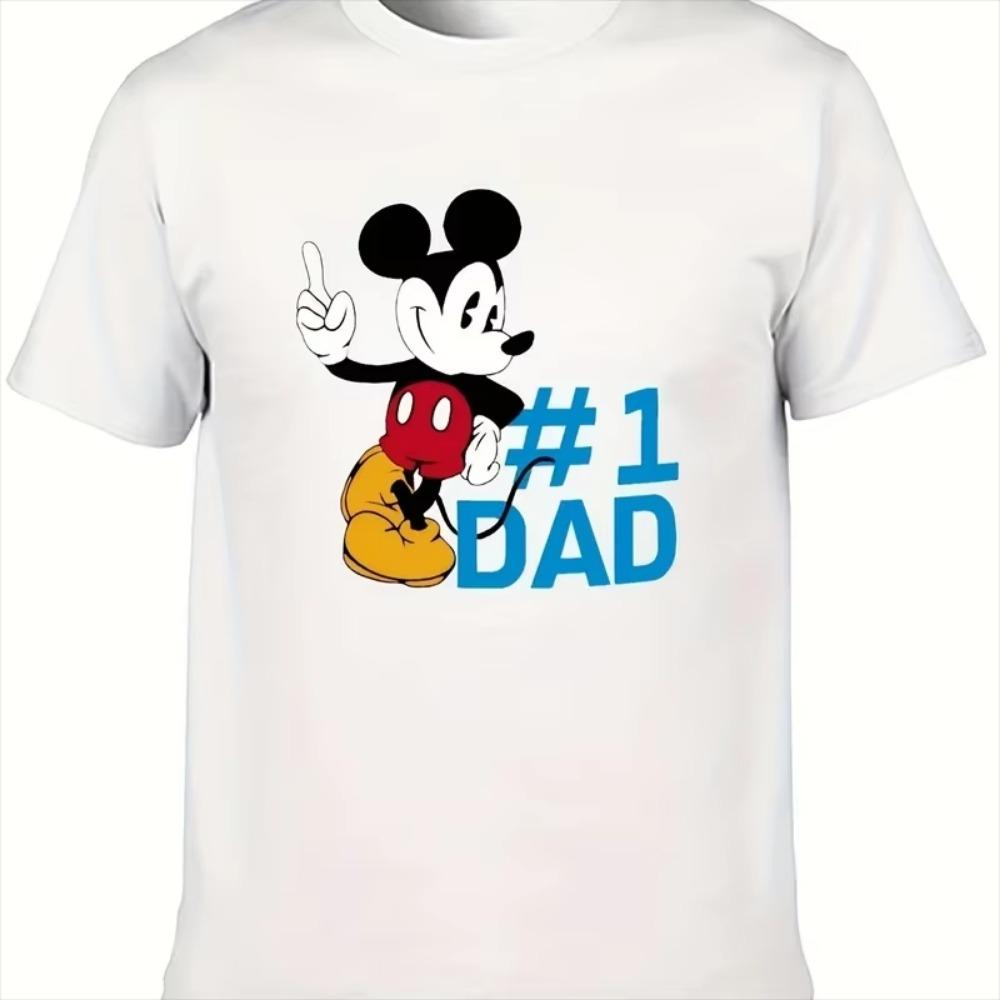 Men T-Shirts Casual Comfortable Print Crew Neck Short Sleeve Tees - Breathable Comfy Slight Stretch Regular Fit Cotton T-Shirt