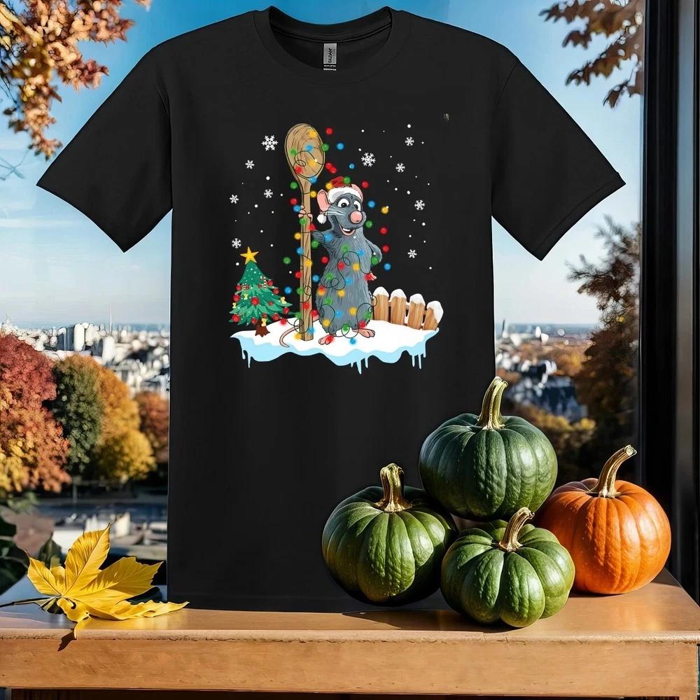 Ratatouille Remy Santa Christmas Tshirt S