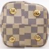 LOUIS VUITTON Calvi Tote Bag N41449 White Damier Azur Canvas Women Used