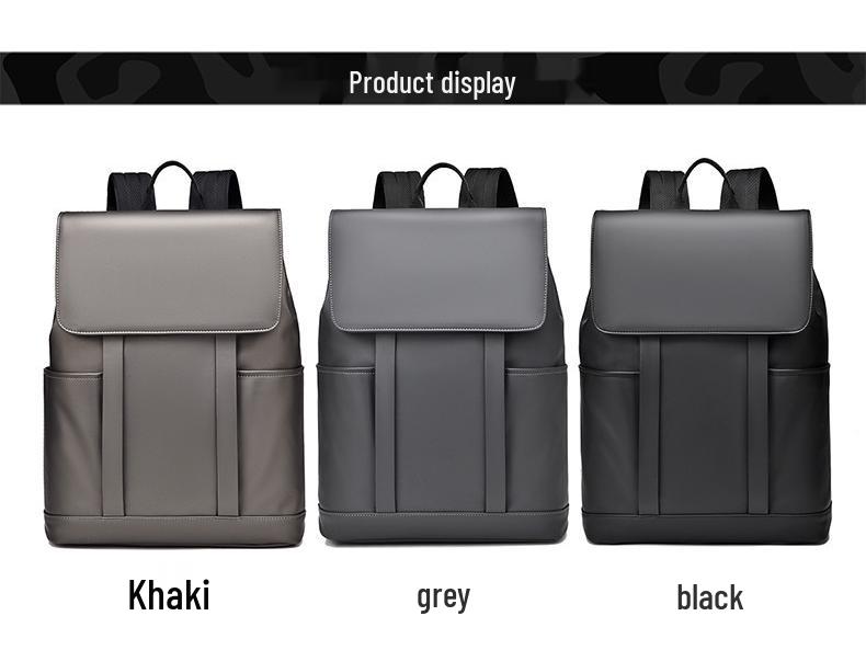 Men's Cross-Border Water-Resistant Laptop Backpack for College and Travel