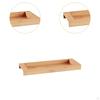 Bamboo Storage Tray Perfume Holder for Home Decor Serving Jewelry Display Rectangular