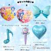 BALÓNKOVÉ DNY Kimi to Idol Precure Narozeninové balónky Precure Kimipuri Modrá dekorační sada Balónek HAPPYBIRTHDAY Stuha Srdce Hvězda Girlanda Narozeniny