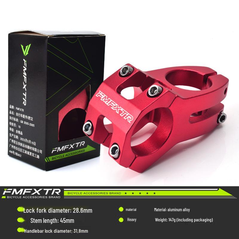 Downhill & Climbing Short Stem, 31.8mm Hollow Head Tube Handlebar Riser Accessory