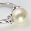 Used TASAKI Ring EU#55 Pt900Platinum/diamond 6.0g Silver jewelry