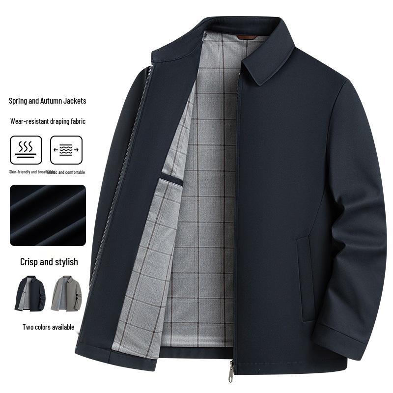 Executive Men's Lightweight Versatile Lapel Jacket