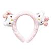 Women's Cute Lace Bow Cat Headband - Cartoon Plush Face Wash Hair Accessory