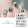 kads Nail Stamping Plate Halloween 015 Nail Printing Stencil Template Manicure Tool for Nail Design