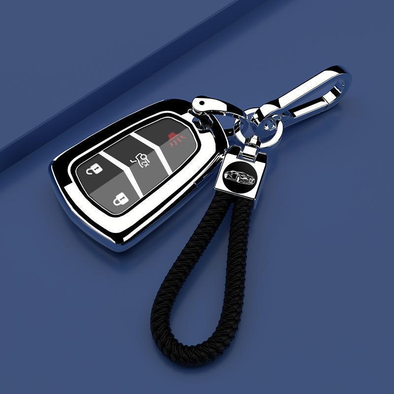 Premium 2023 Cadillac XT4 Key Case with Men's Buckle - High-End Interior Decoration Shell