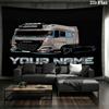 Daf Team Custom Name Wall Tapestry Aesthetic Wall Hanging Printed Fabric Blanket Decorative Tapestries For Bedroom Living Room Home Decor