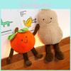 Novelty Plush Pillow With Persimmon And Peanut Animal Designs For Kids And Collectors