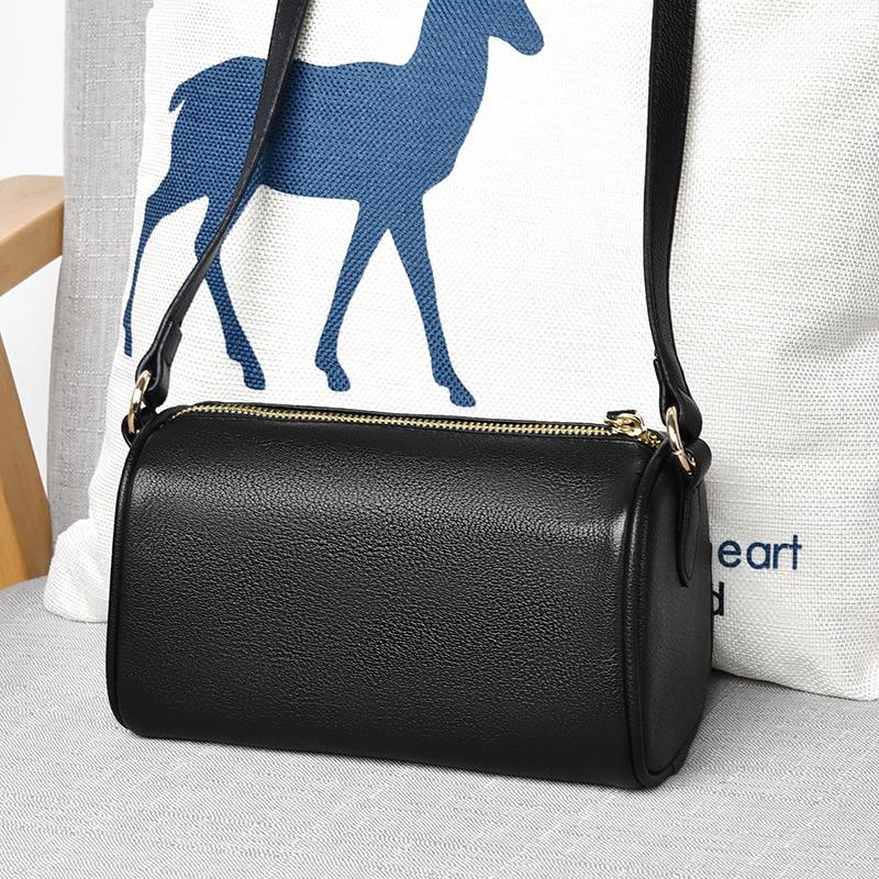 100% Genuine Leather Women Shoulder Messenger Bags Top Quality Cowhide Commute Crossbody Bag for Women 2026 Ladies Purse Handbag