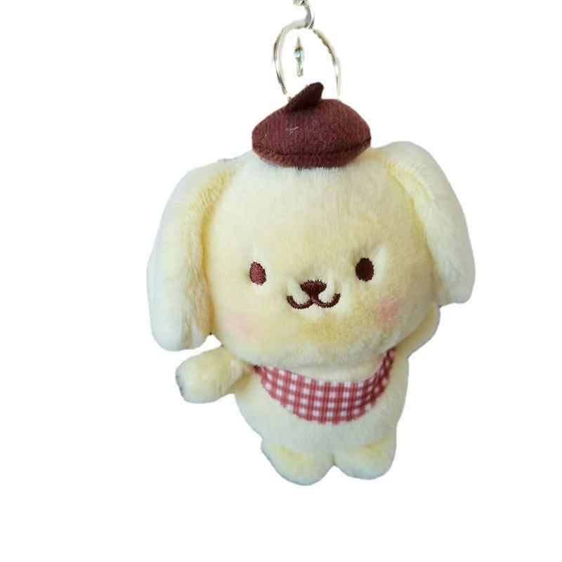 Adorable Sanrio Plush Keychain With Cute My Melody And Cinnamoroll 10cm Soft Toy
