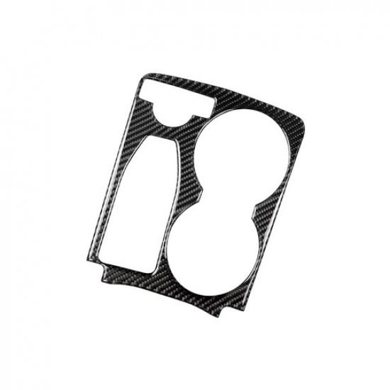 Water Cup Carbon Fiber Holder Panel cover For Mercedes-Benz GLK 2008-2015 W