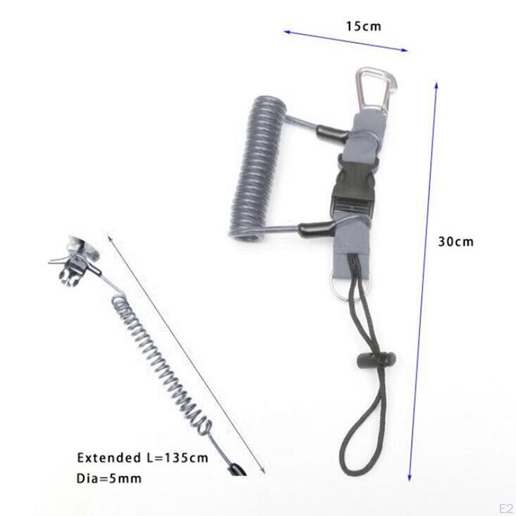 Tauchspirale Lanyard Kamera Metallarmband Seil Kostenlos für Wassersport