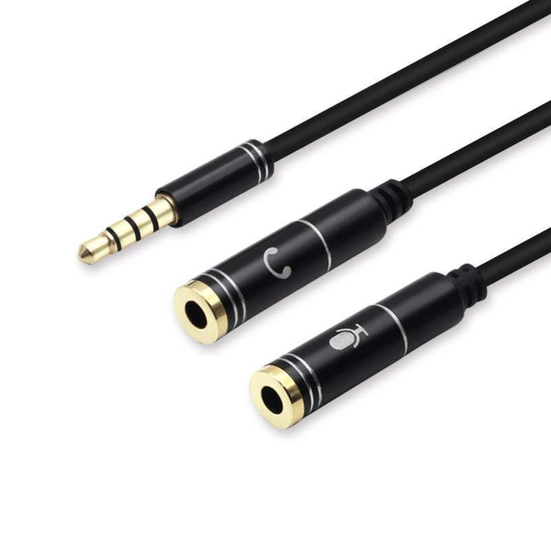 

Аудио-видео кабели 3,5 мм Jack Aux Splitter для наушников Адаптер для наушников Микрофон